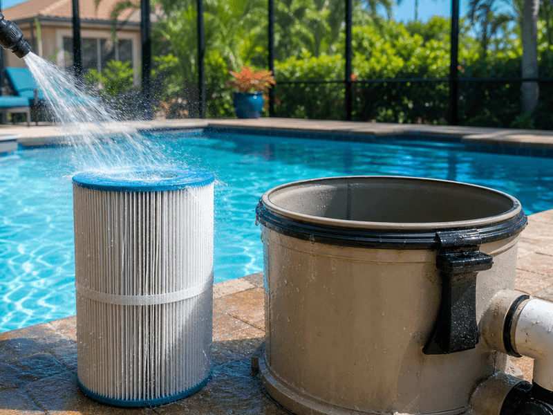 pool filter cleaning in Tampa