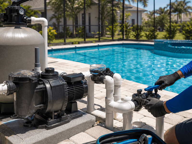 pool equipment and pump repair in Northdale
